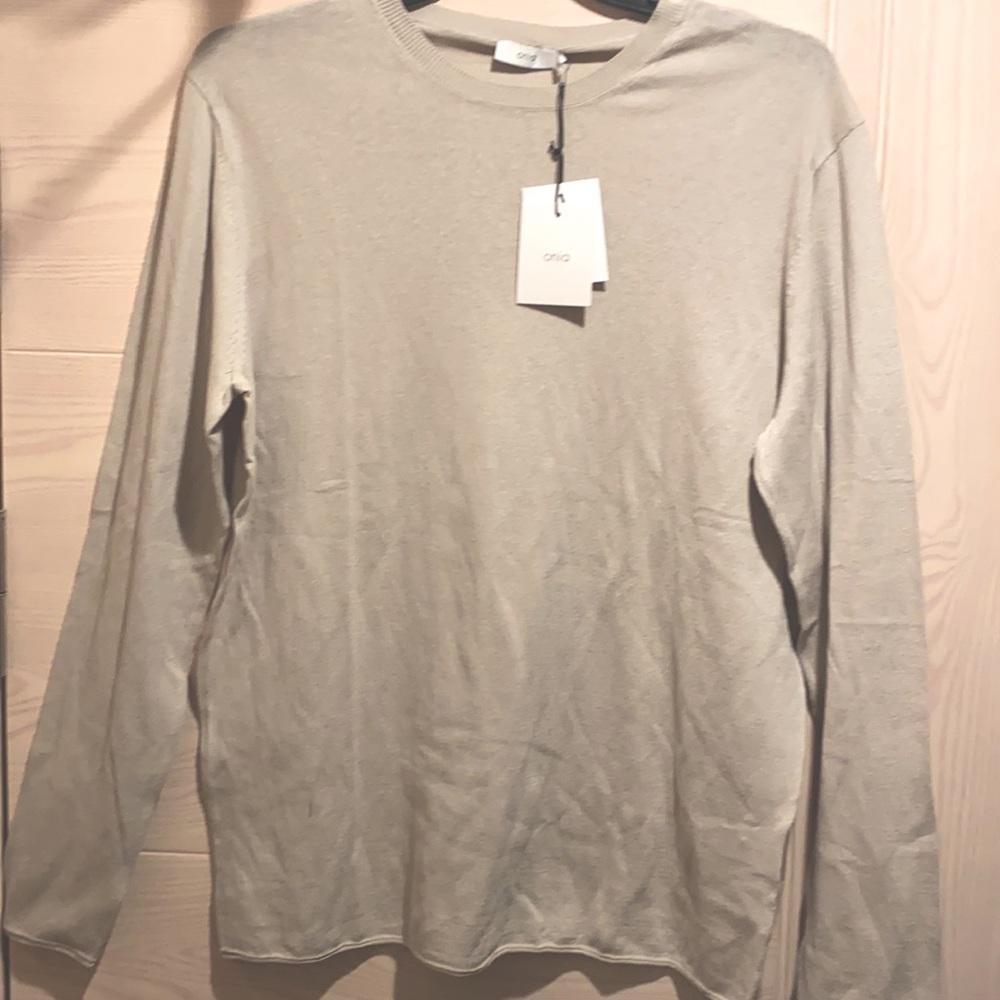 Onia Large cotton crewneck sweater
